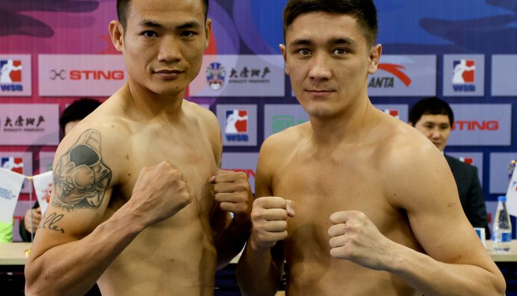 Ильяс Сулейменов и его соперник