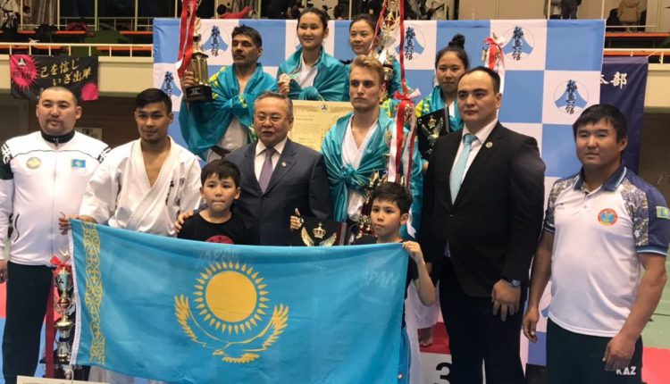 Казахстанские каратисты в Японии