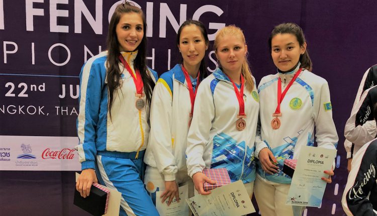 Казахстанские саблистки