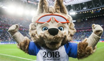 Официальный талисман чемпионата мира по футболу 2018 года волк Забивака