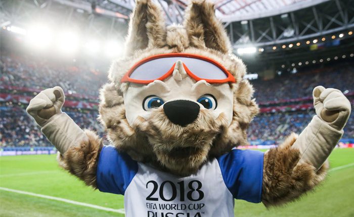 Официальный талисман чемпионата мира по футболу 2018 года волк Забивака