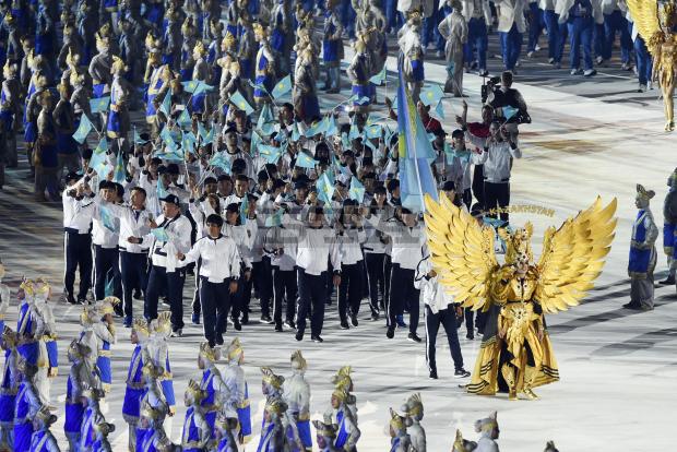 Казахстан принял участие в церемонии открытия Азиатских игр-2018 (10 ФОТО)