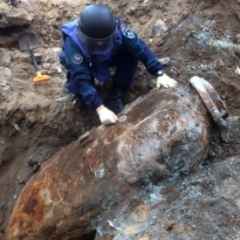 На московском стадионе «Лужники» обнаружен неразорвавшийся снаряд (ФОТО)