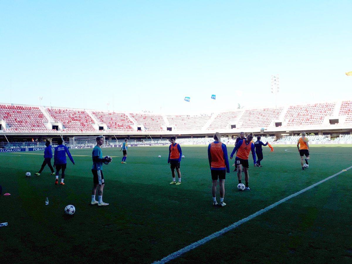 Эксклюзив. БИИК провел тренировку перед матчем с «Барселоной» в ЛЧ (ФОТО)