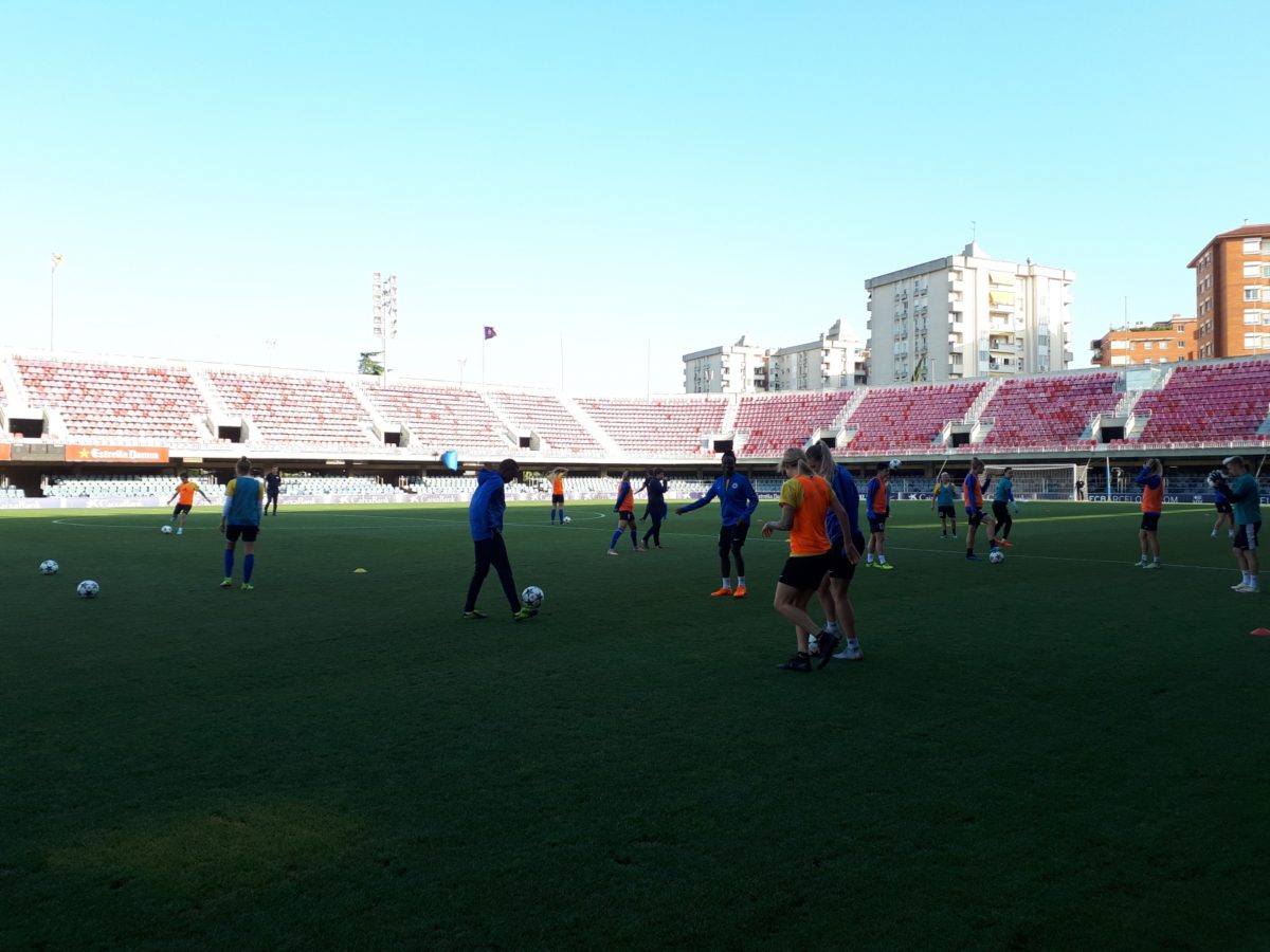 Эксклюзив. БИИК провел тренировку перед матчем с «Барселоной» в ЛЧ (ФОТО)