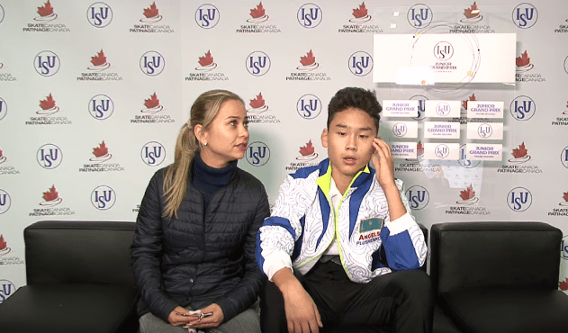 Фигуристы Анастасия Хван и Рахат Бралин вошли в ТОП-20 этапа Гран-при (ВИДЕО)