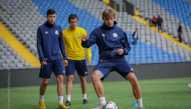Тренировка сборной Казахстана