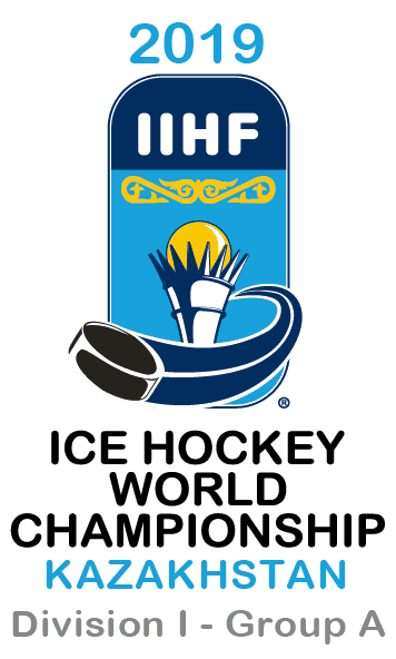 Представлен логотип ЧМ-2019 по хоккею в группе А первого дивизиона в Астане