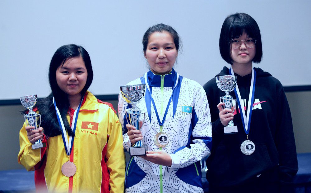 5 медалей завоевали казахстанцы на юношеском ЧМ по шахматам