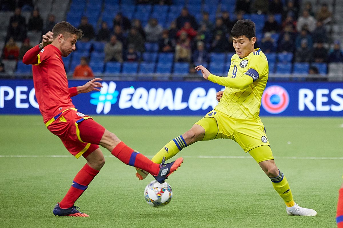 Казахстан разгромил Андорру и одержал первую победу в Лиге Наций