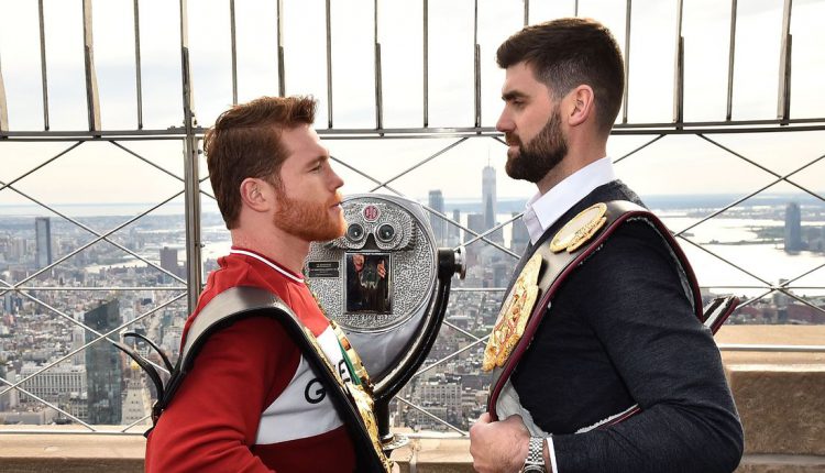 Сауль Альварес и Рокки Филдинг. Фото: Getty Image