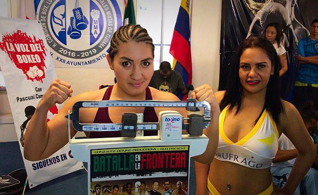 Аида Сатыбалдинова прошла взвешивание перед боем с соперницей из Мексики