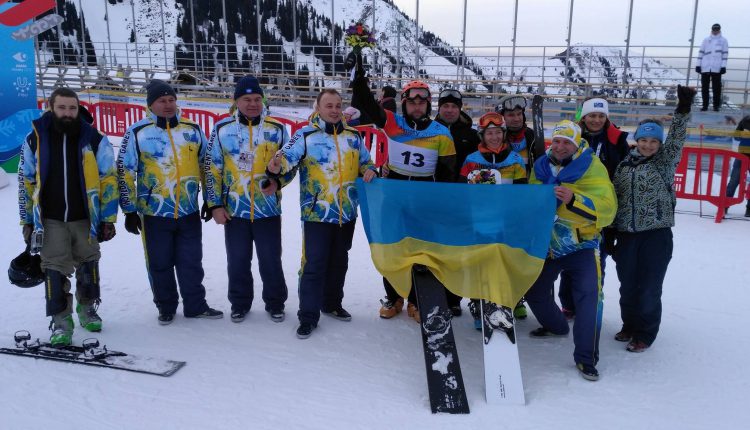 Украинские атлеты на Универсиаде в Алматы. Фото: НОК Украины