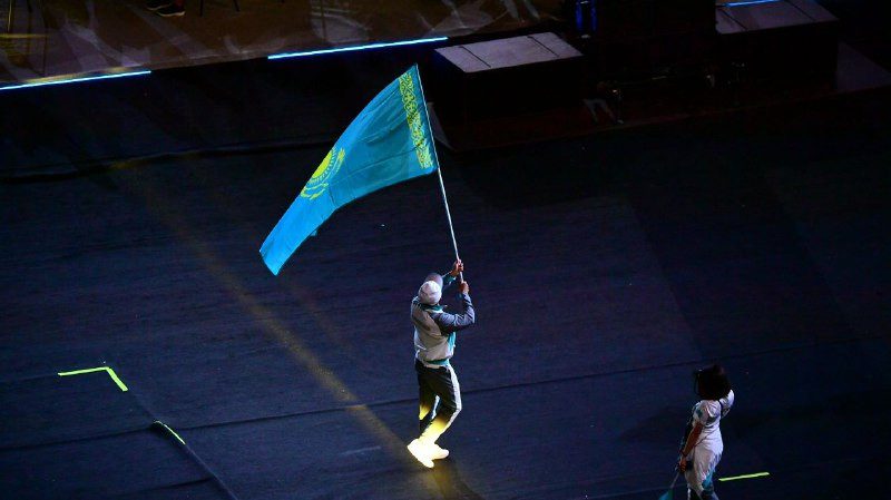 Казахстанские атлеты приняли участие в открытии Универсиады в Неаполе