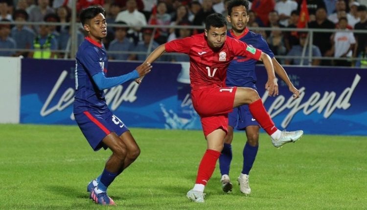 Кыргызстан с игроками КПЛ выиграл у Сингапура