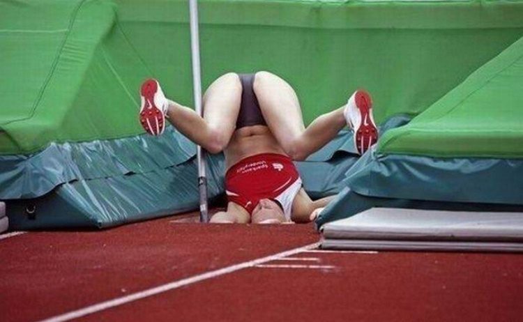 Самые смешные и нелепые фотографии спортсменок