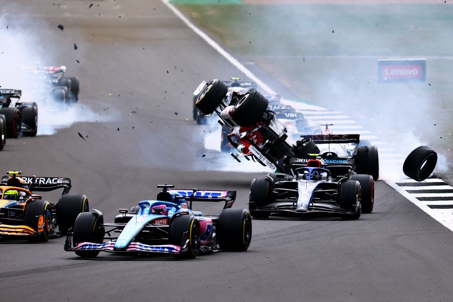 Страшная авария на Гран-при Великобритании Ф-1: как это было (Фото)