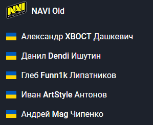 Стал известен формат шоу-матча состава NAVI по Dota 2 против ростера Dendi