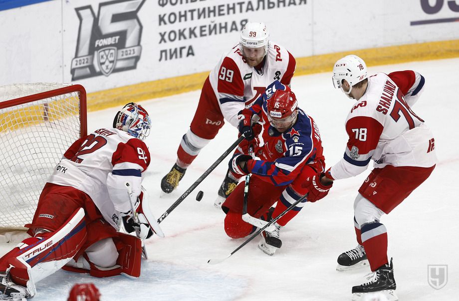 КХЛ. Полуфиналы конференций. «Ястребы» вырвали победу в овертайме, армейцы одолели железнодорожников
