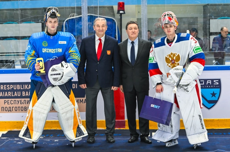 1XBET Qazaqstan Hockey Open. Сборная Казахстана с минимальным счетом уступила России 25
