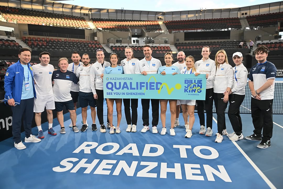 Сборная Казахстана вышла в финальную часть Billie Jean King Cup